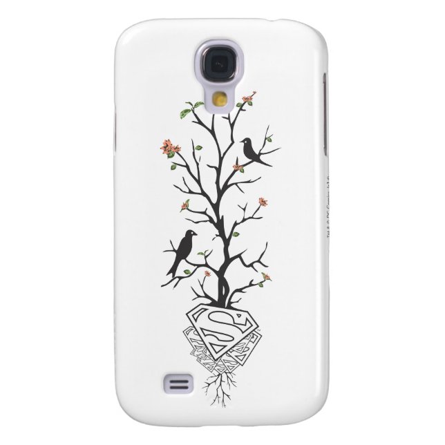 Coque Case-Mate Pour Samsung Galaxy Super girl Birds in the Tree (Dos)