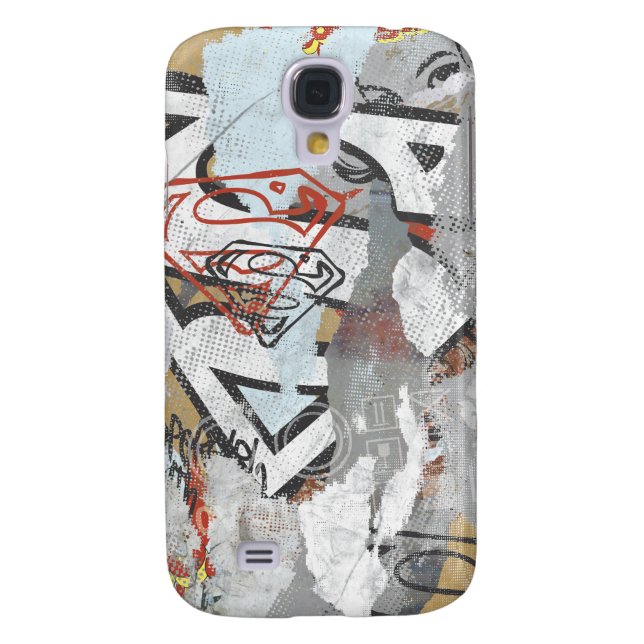 Coque Case-Mate Pour Samsung Galaxy Supergirl Comic Capteurs Motif 1 (Dos)