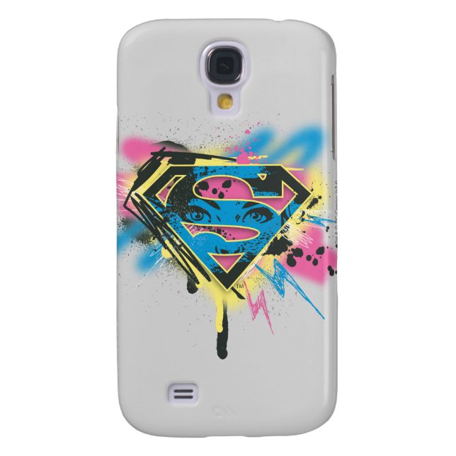 Coque Case-Mate Pour Samsung Galaxy Supergirl Paint and Spills (Dos)