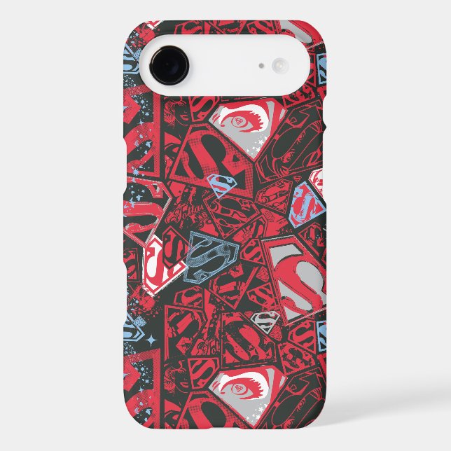 Coque Case-Mate Pour Samsung Galaxy Supergirl Stary Red Pattern (Verso)