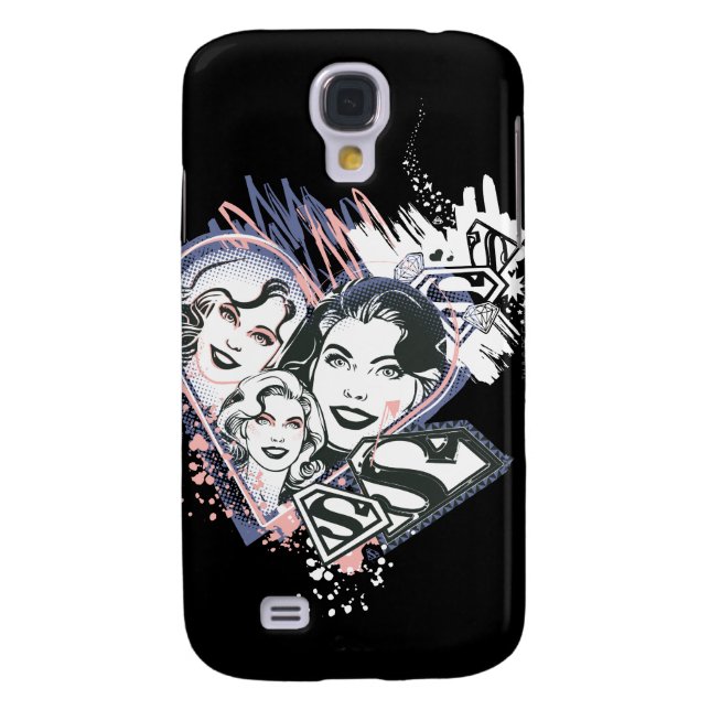 Coque Case-Mate Pour Samsung Galaxy Supergirl Visage Collage (Dos)
