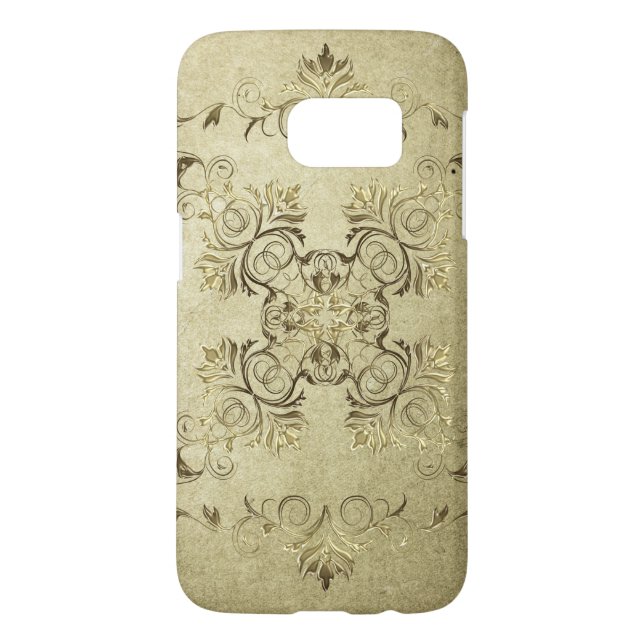 Coque Case-Mate Pour Samsung Galaxy Texture baroque de grunge de style (Dos)