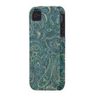 Tons verts Vintage Ornate Paisley Motif