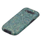 Tons verts Vintage Ornate Paisley Motif