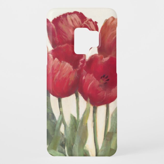 Coque Case-Mate Pour Samsung Galaxy Tulipes rouges (Dos)