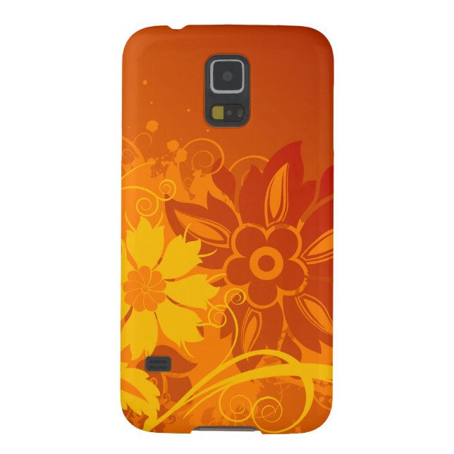 Coque Case-Mate Pour Samsung Galaxy Vecteurs de fleurs (Dos)