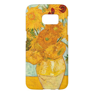 Coque Samsung Galaxy S7 Vincent Van Gogh Douze tournesols dans un vase Art