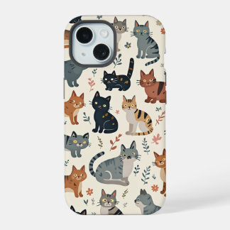 Coque cellulaire avec illustration de chat