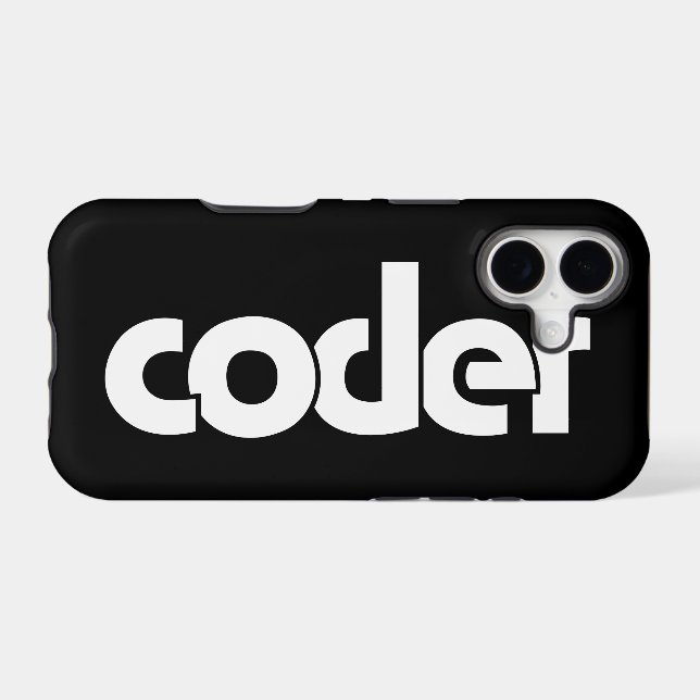 Coque Coder-Mate coque iphone (Verso (Horizontal))