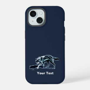 Coque-coque iphone de loup foncé