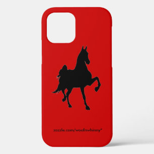 Coque coque iphone-Mate de silhouette saddlebred