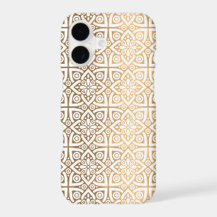 Coque-coque iphone Motif de style arabe or
