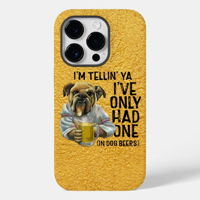 Coque de bières de chien-Mate coque iphone (Verso)