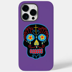 Coque de crâne de sucre noir coque iphone de maté