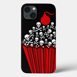 Coque de Cupcake du crâne - coque iphone de Mate