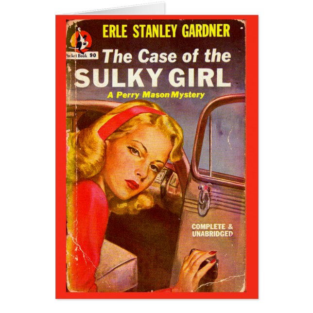 Coque de la couverture du livre de la fille Sulky (Devant)