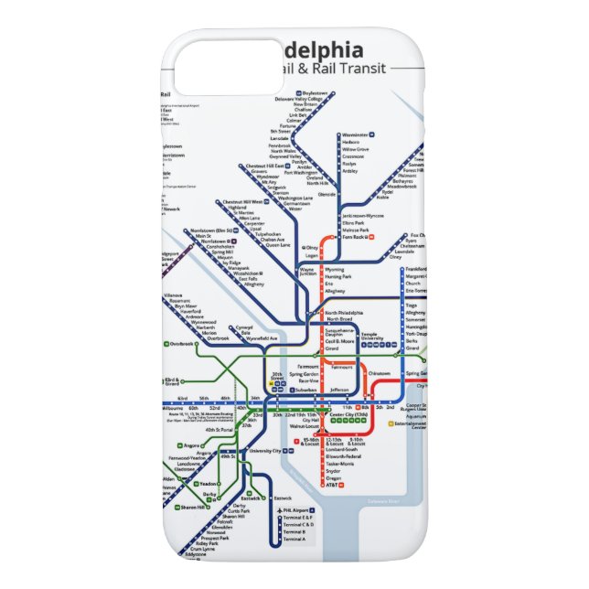 Coque de métro Philadelphia (Dos)