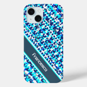 Coque  de motif géométrique-coque iphone de maté