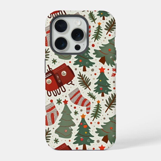 coque de Noël iPhone 15 Pro (Verso)
