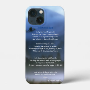 Coque de prière de sérénité-coque iphone de maté