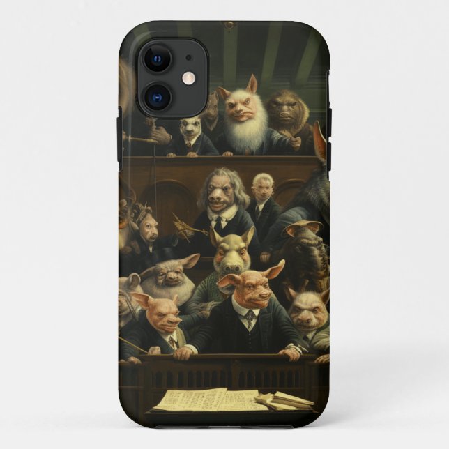 Coque de smartphone - Congrès des animaux (Dos)