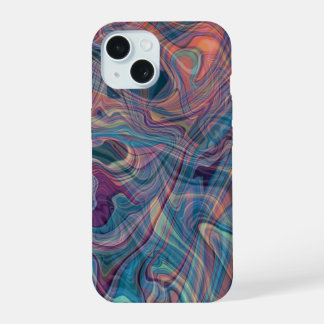 Coque de téléphone en liquide et marbre céleste mo