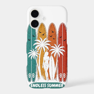 Coque de téléphone esthétique Vintage Surfboard En