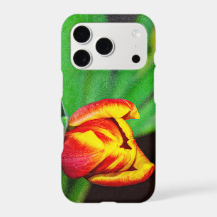 Coque de téléphone iPhone Tulipes Orange Rouge