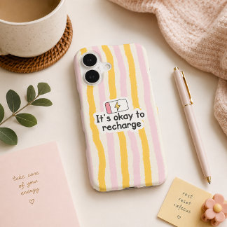 Coque de téléphone pastel Il est correct de se rec