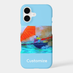 coque de téléphone rouge voilier goélette