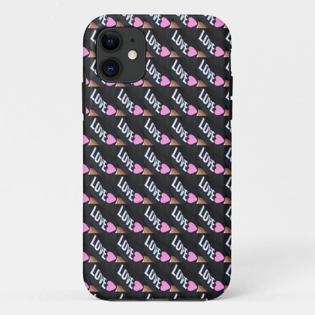 coque des coeurs roses (Dos)