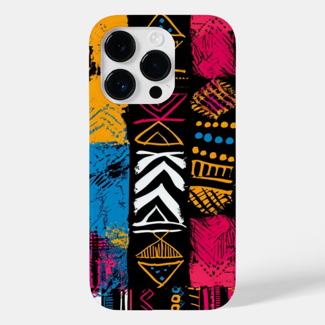 Coque d'impression africain iPhone 14 Pro (Verso)