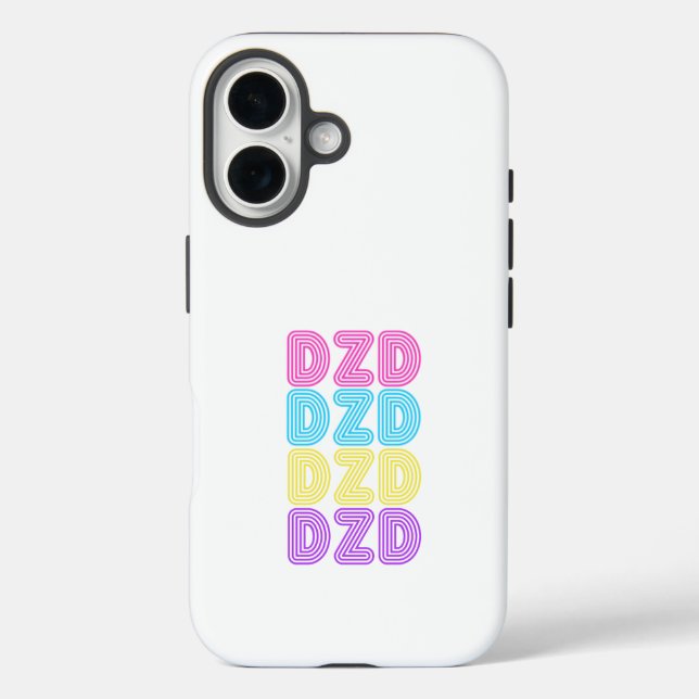 Coque DZD iPhone 16 - Classic 80's Retro (Verso)