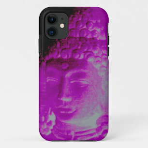 coque en chef de Bouddha violet/rose