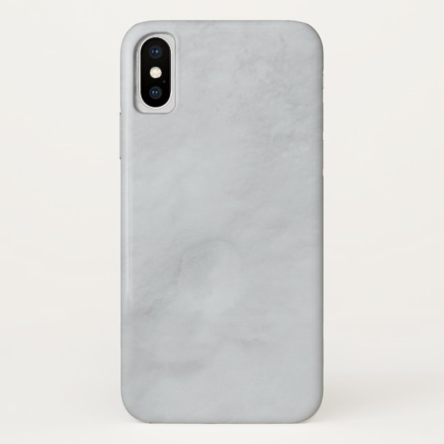 Coque en marbre - Mate à peine Il iPhone X Coque (Dos)