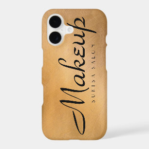 Coque en métal cuivré Makeup pour Apple iPhone 17