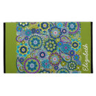 Motif floral funky avec nom