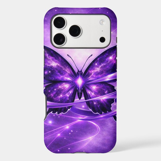 Coque Galaxy Butterfly pour iPhone (Verso)