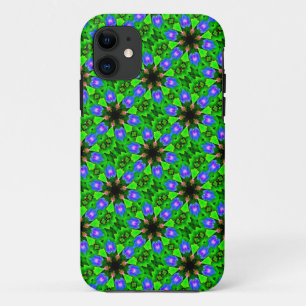 coque géométrique vert