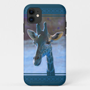 Coque Giraffe bleue iPhone5