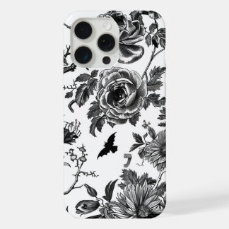 Coque Halloween noir et blanc Optimisé iPhone 15