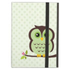 Hibou vert mignon