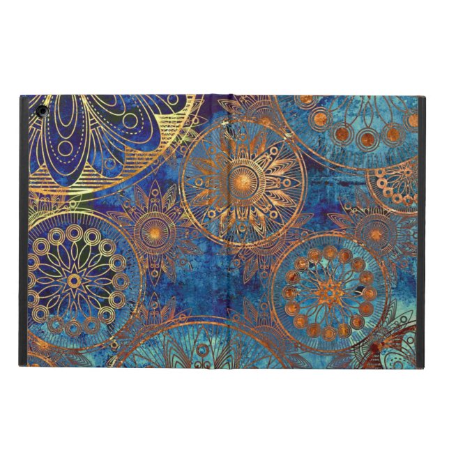 Coque iPad Air Motif grunge d'art (Extérieur)