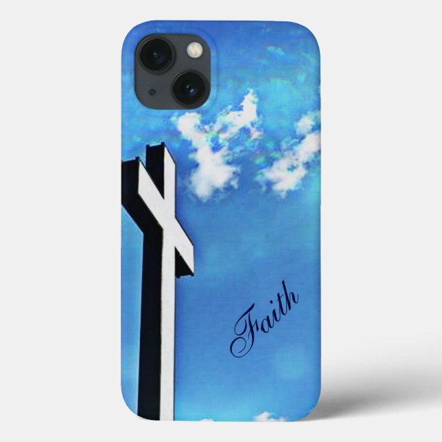 Coque ipad Ciel bleu de la Croix Sainte (Verso)