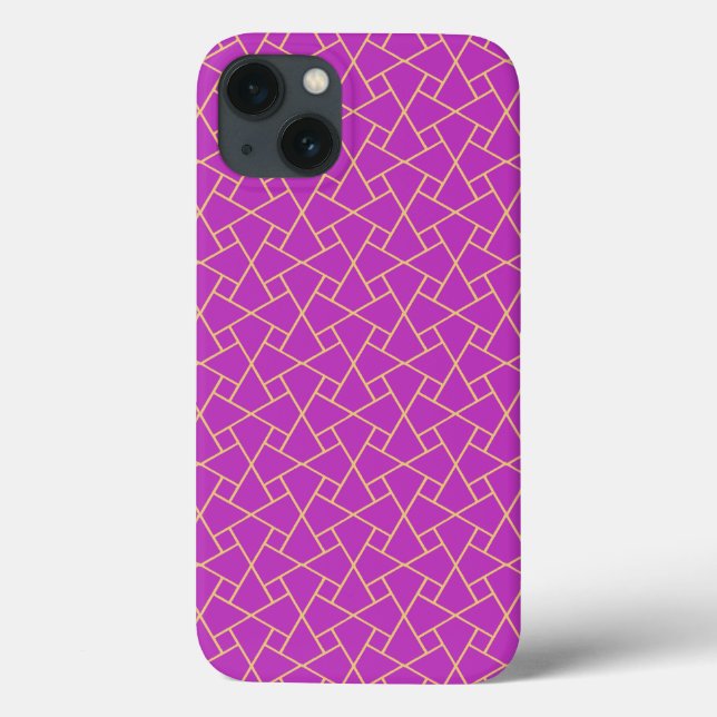 Coque ipad-Coque de conception islamique violet et (Verso)