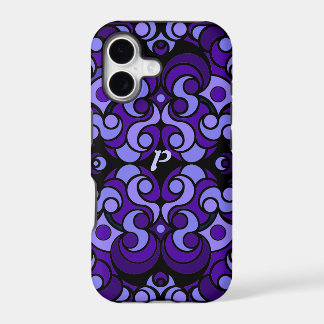 Coque ipad d'art abstrait dans le pourpre
