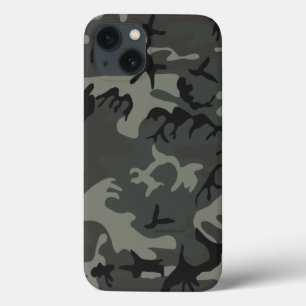 Coque ipad de camouflage gris