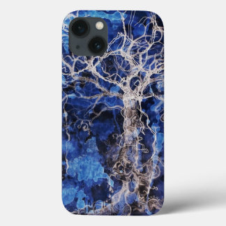 Coque ipad de l'arbre de vie gitan bleu
