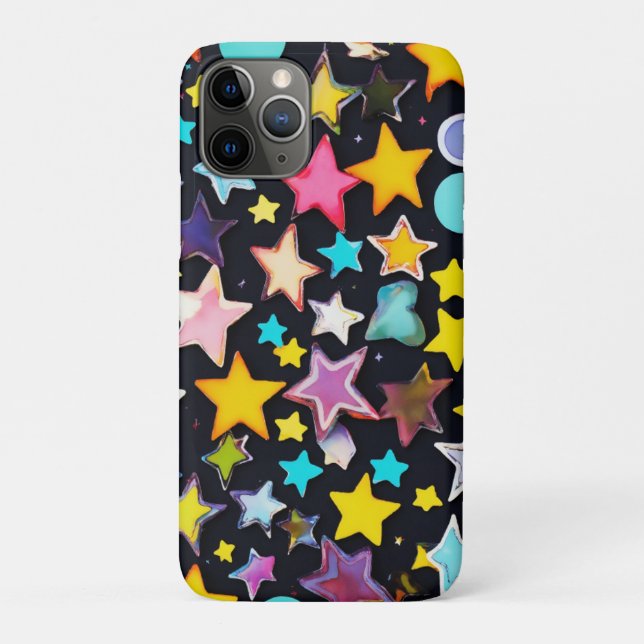 Coque ipad des étoiles colorées (Dos)