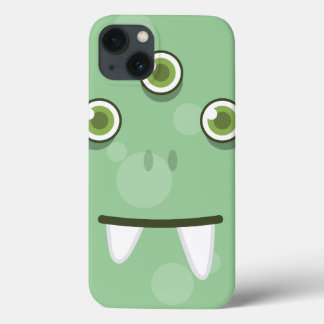 Coque ipad du visage du monstre vert